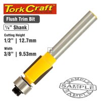Tork Craft Router Bit Trim 3/8" X 1/2"