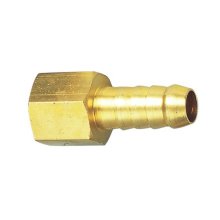 Air Craft Hose Tail Connector Brass 1/4f X 8mm