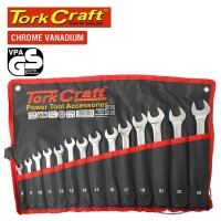 Tork Craft 14pcs combination spanner set 8-24mm