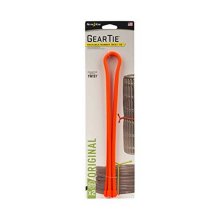 Nite Ize Gear Tie Reusable Rubber Twist Tie 24 In. - 2 Pack - Bright Orange