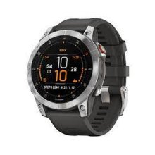 Garmin epix Gen 2 - Slate SS w/ Black Silicone Band