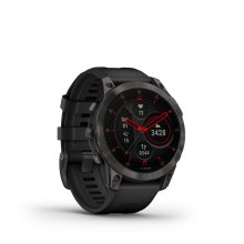 Garmin epix Gen 2 - Carbon Grey DLC Ti w/Black Silicone Band
