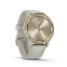 Garmin Vivomove Trend Steel Bezel w/French Grey Case & Silicone Band