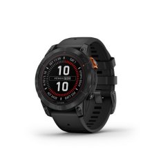 Garmin fenix 7 Pro, Solar Edition - Slate Grey with Black Silicone Band