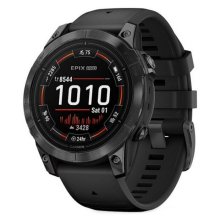Garmin epix Pro (Gen 2) 47 mm - Slate Grey with black silicone band
