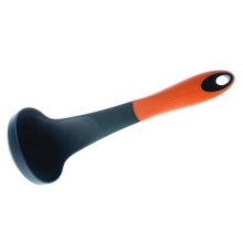 Gourmand Nylon Ladle with Hook- Orange