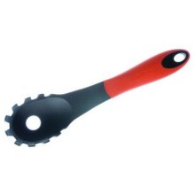 Gourmand Nylon Spaghetti Spoon with Hook- Red