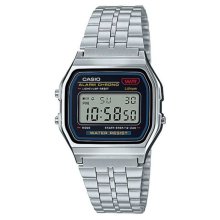 Casio Retro Silver Black Digita