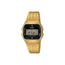 Casio Retro Gold Black Digital
