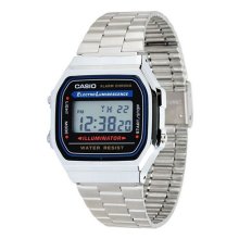 Casio Retro Silver Black Digital