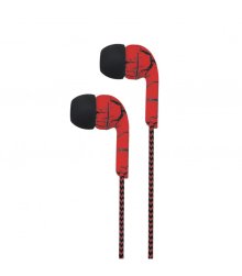 EB200 Earphone Wire Mic 3.5MM Red