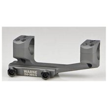 Warne 20MOA Ext Skeleton 1"Mount Grey (LRSKEL1TG)