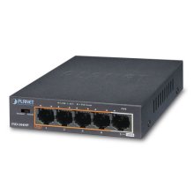 Planet 4-Port 10/100Mbps 802.3af/at POE + 1-Port 10/100MBPS Desktop Switch