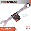 Fixman Combination Ratcheting Wrench 10mm (image for) Fixman Combination Ratcheting Wrench 10mm