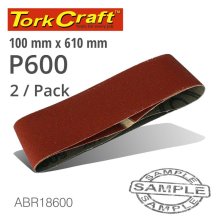 Tork Craft Sanding Belt 100x610mm 600grit 2/Pack
