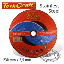 Tork Craft Cutting Disc Steel And Ss 230 X 2.5 22.22mm