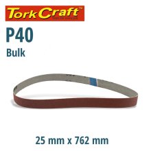 Sanding Belt 25 X 762mm 40grit Bulk