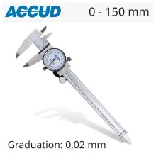 Accud Dial Caliper 0-150mm