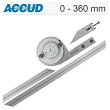 Accud Dial Protractor 0-360