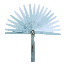 Accud Feeler Gauge 17 Blade 100mm 0.02-1.00mm
