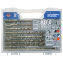 Alpen SDS Plus Drill Bit Set 8 Piece In Plastic Carry Case Alpen SDS Plus Drill Bit Set 8 Piece In Plastic Carry Case