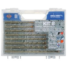 Alpen SDS Plus Drill Bit Set 8 Piece In Plastic Carry Case