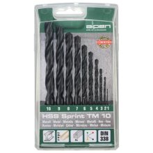 Alpen HSS Sprint Drill Bit Set 10 Piece 1-10 X 1.0