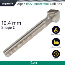 Alpen Hss Countersink 90 10.4 Din 335 Shape C Alpen Hss Countersink 90 10.4 Din 335 Shape C