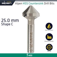 Alpen Hss Countersink 90 25.0 Din 335 Shape C Alpen Hss Countersink 90 25.0 Din 335 Shape C