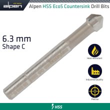 Alpen Hss-Eco5 Countersink 90 6.3 Din 335 Shape C Alpen Hss-Eco5 Countersink 90 6.3 Din 335 Shape C