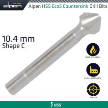 Alpen Hss-Eco5 Countersink 90 10.4 Din 335 Shape C Alpen Hss-Eco5 Countersink 90 10.4 Din 335 Shape C