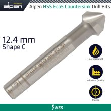 Alpen Hss-Eco5 Countersink 90 12.4 Din 335 Shape C Alpen Hss-Eco5 Countersink 90 12.4 Din 335 Shape C
