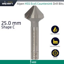 Alpen Hss-Eco5 Countersink 90 25.0 Din 335 Shape C Alpen Hss-Eco5 Countersink 90 25.0 Din 335 Shape C
