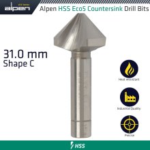 Alpen Hss-Eco5 Countersink 90 31.0 Din 335 Shape C Alpen Hss-Eco5 Countersink 90 31.0 Din 335 Shape C