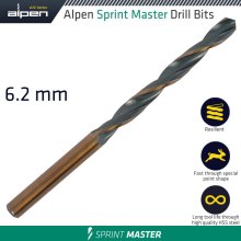 Alpen Sprint Master 6.2Mm Din 338 1/Pack Alpen Sprint Master 6.2Mm Din 338 1/Pack