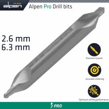 Alpen Sc Centredrill 2.6X6.3 Alpen Sc Centredrill 2.6X6.3