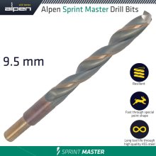 Alpen Hss Sprint Master 12.0Mm Red Shank 9.5Mm Bulk Alpen Hss Sprint Master 12.0Mm Red Shank 9.5Mm Bulk