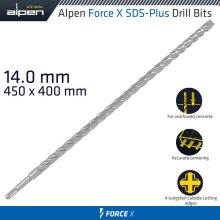 Alpen Force X 14.0 X 450/400 Sds-Plus Drill Bit X4 Cutting Edges Alpen Force X 14.0 X 450/400 Sds-Plus Drill Bit X4 Cutting Edges