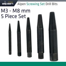 Alpen Screwingset M3-M8 5Pce