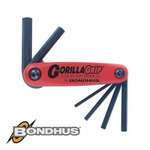 Bondhus Hex End Fold Up Wrench 7pc 1.5-6mm Gorillagrip