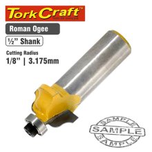 Tork Craft Roman Ogee Bit With Bearing 1/2"Xr1/8"
