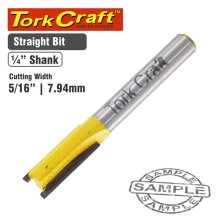 Tork Craft Router Bit Straight 5/16" (7.94mm)