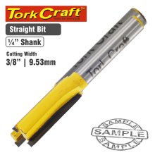 Tork Craft Router Bit Straight 3/8" (9.53mm)