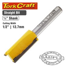 Tork Craft Router Bit Straight 1/2" (12.7mm)