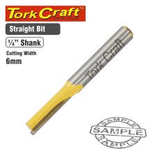 Tork Craft Router Bit Straight 6mm
