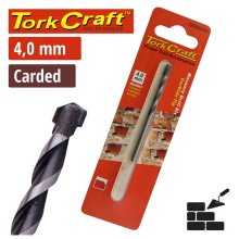 Tork Craft Drill Bit Masonry/Concrete 4.0mm 1/Card
