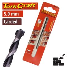 Tork Craft Drill Bit Masonry/Concrete 5.0mm 1/Card