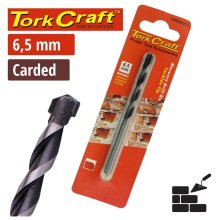 Tork Craft Drill Bit Masonry/Concrete 6.5mm 1/Card