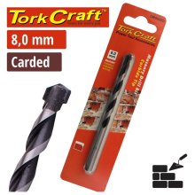 Tork Craft Drill Bit Masonry/Concrete 8.0mm 1/Card