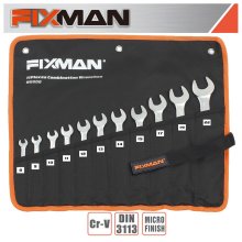 Fixman 11pcs Combination Spanner Set 8-9-10-11-12-13-14-15-17-19-22